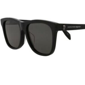 Alexander McQueen Square-Frame Acetate Sunglasses Black Unisex-Adult